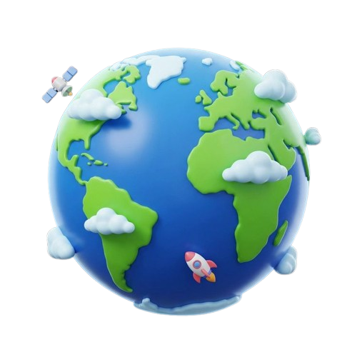 3D globe background